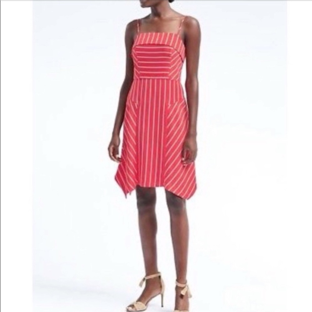 Banana Republic, Red / White Dress, Size 0
